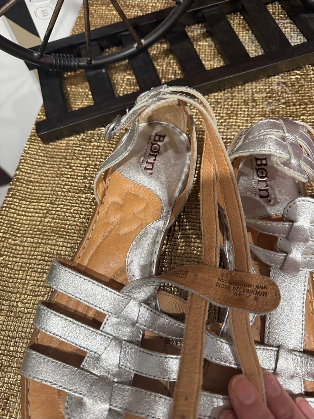 Born Silver Multi-Strap Women’s Sandals - Picture 9 of 9